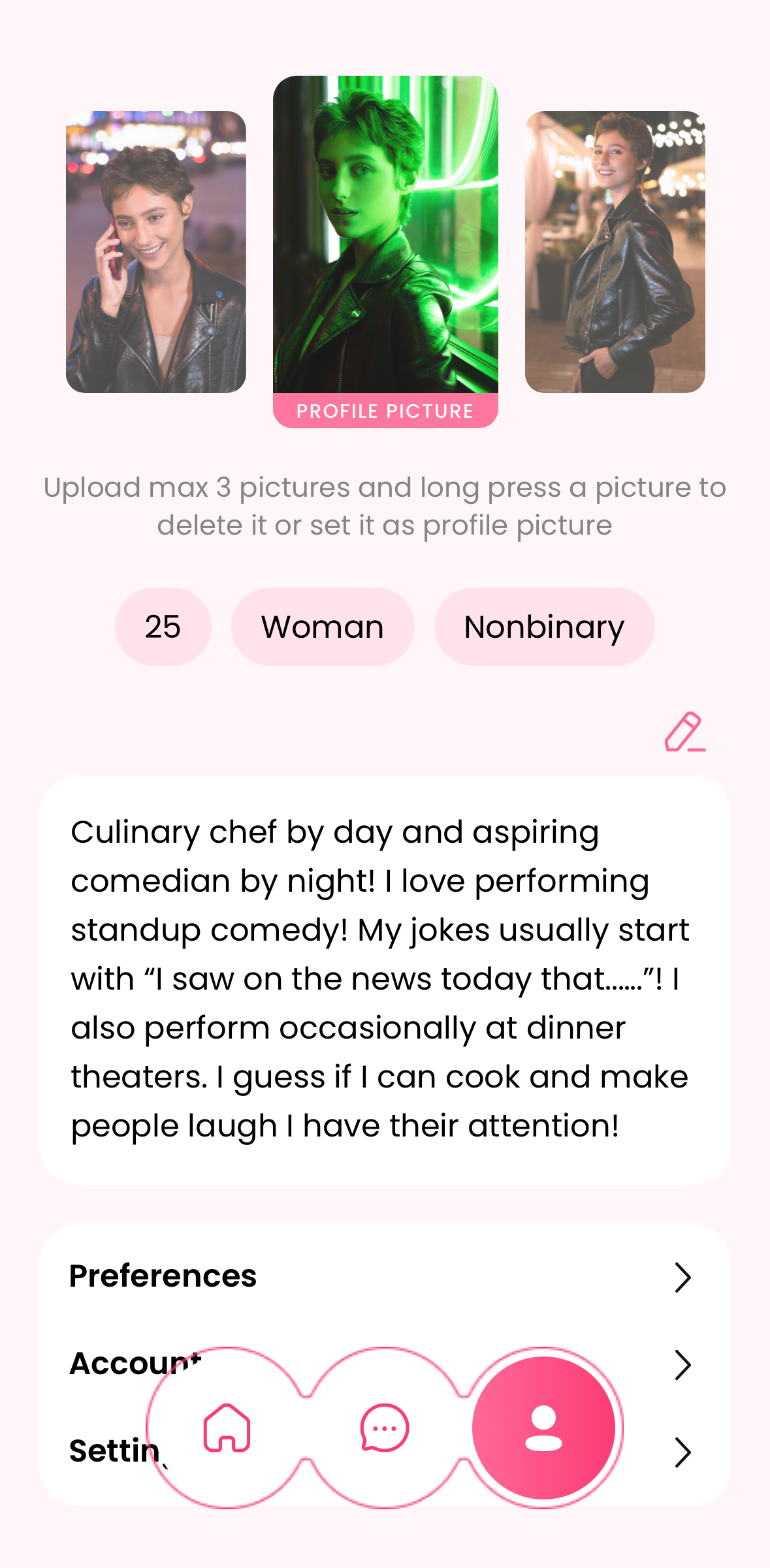 Hearts Dating - Screenshot 5 showing product features and functionality
