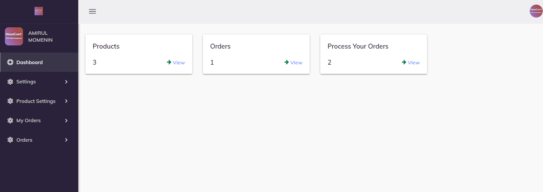 NeoCart - B2B MarketPlace eCommerce gallery image