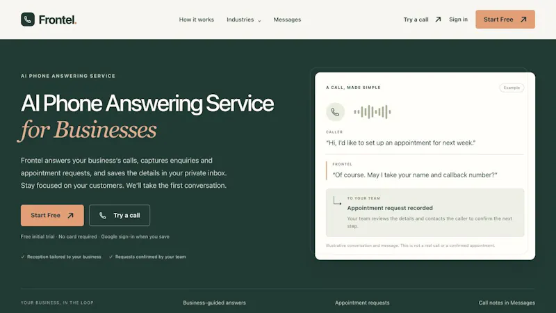 Frontel screenshot 3