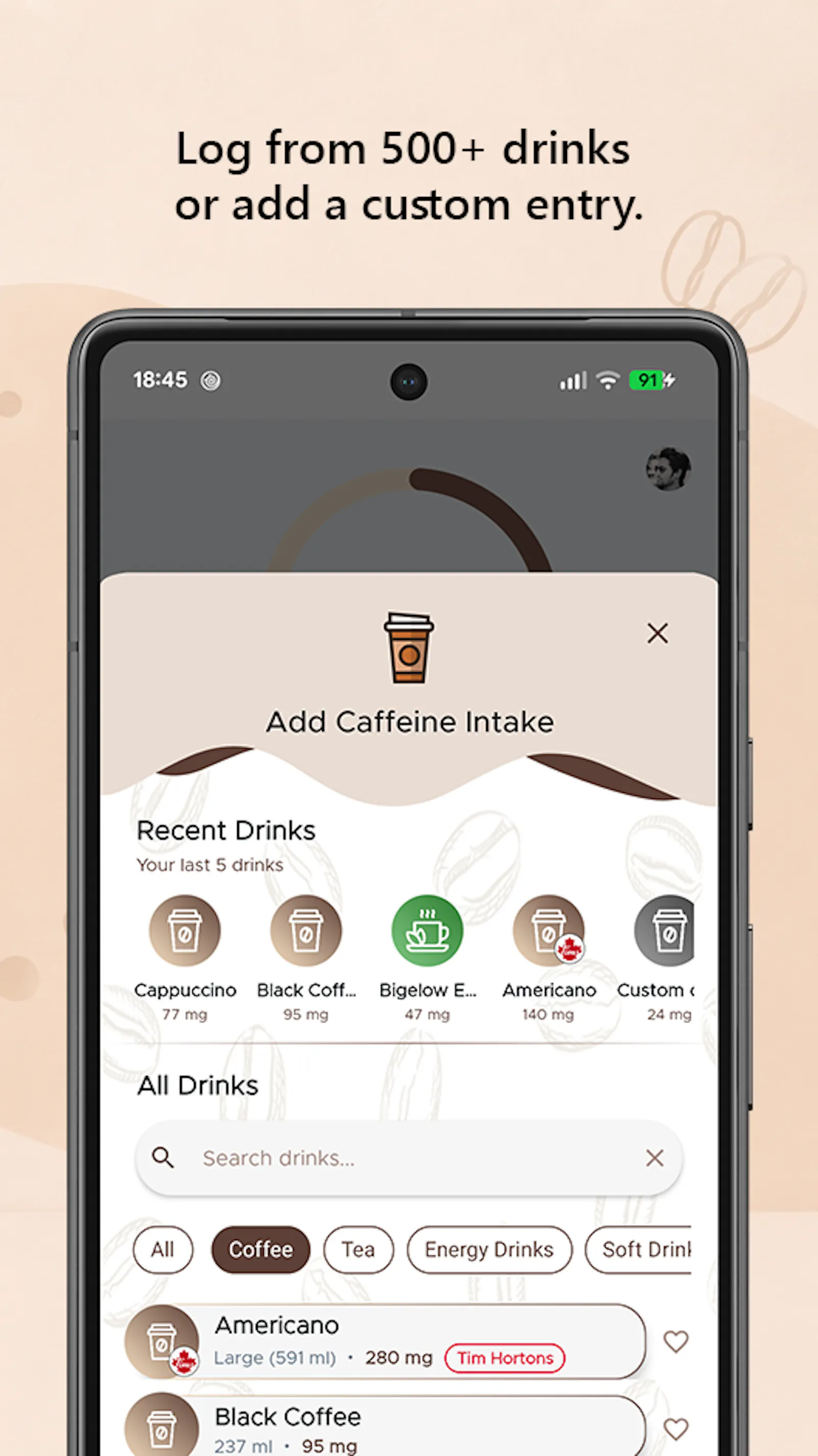 Caffeine Lens screenshot 3