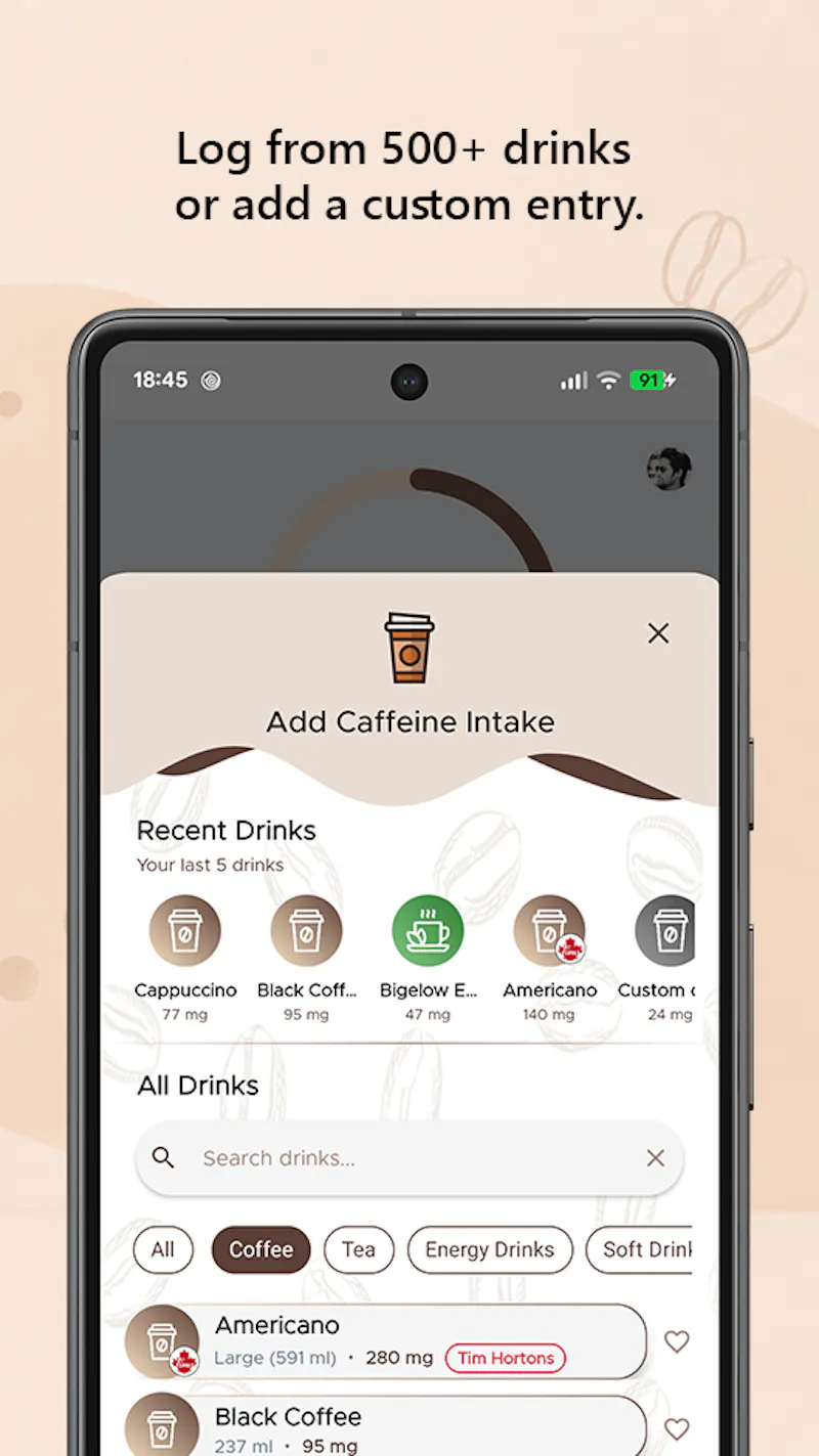 Caffeine Lens screenshot 3