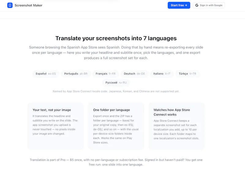 App Store & Google Play Screenshot Maker screenshot 2