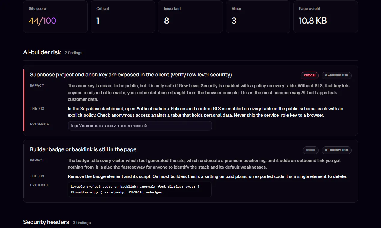 AI Site Check gallery image