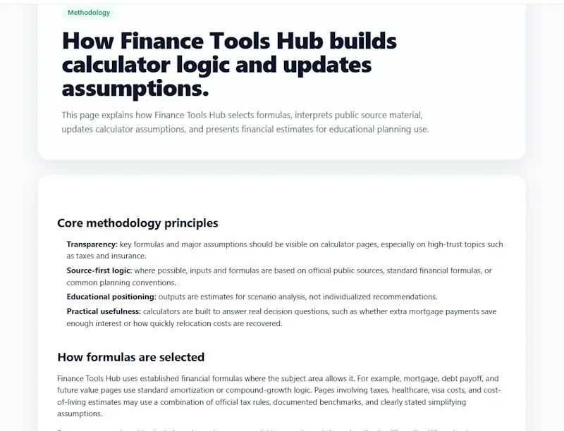 Finance Tools Hub screenshot 2