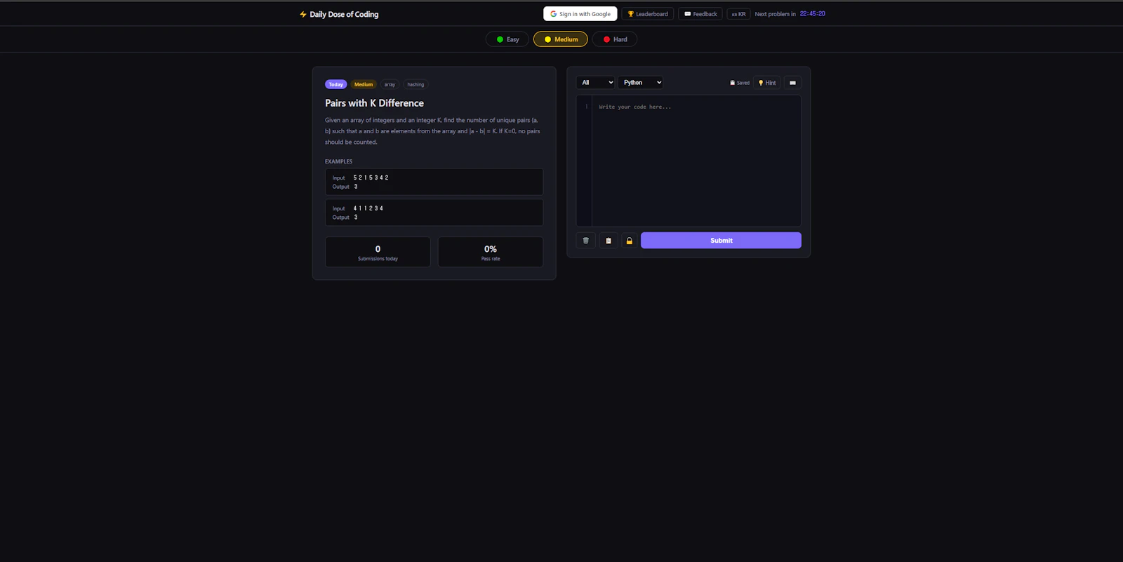 Daily Dose of Coding screenshot 1