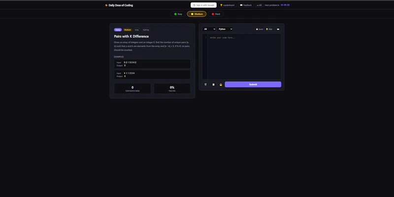Daily Dose of Coding screenshot 1