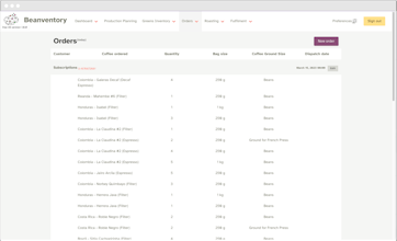 Beanventory gallery image