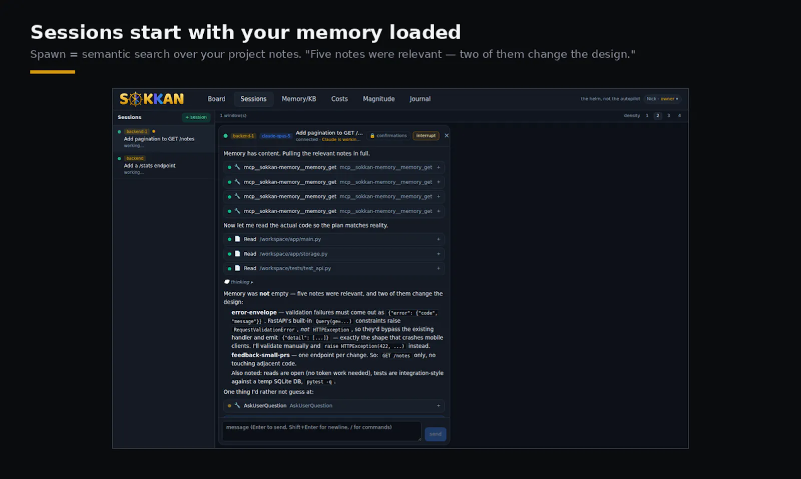 SOKKAN — The helm, not the autopilot. screenshot 3