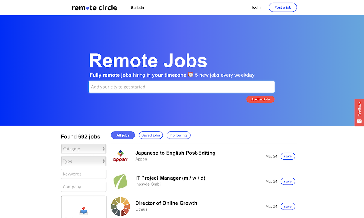 Remote Circle Image