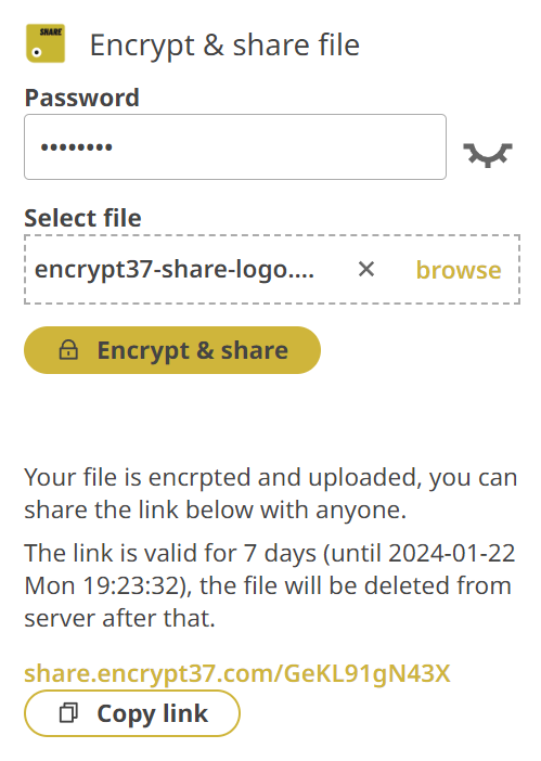 Encrypt37Share media 2