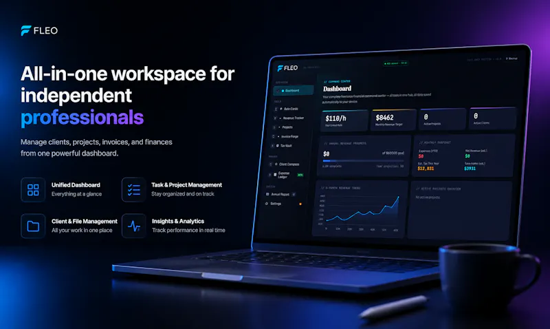 FLEO™ — Your freelance finance system screenshot 1