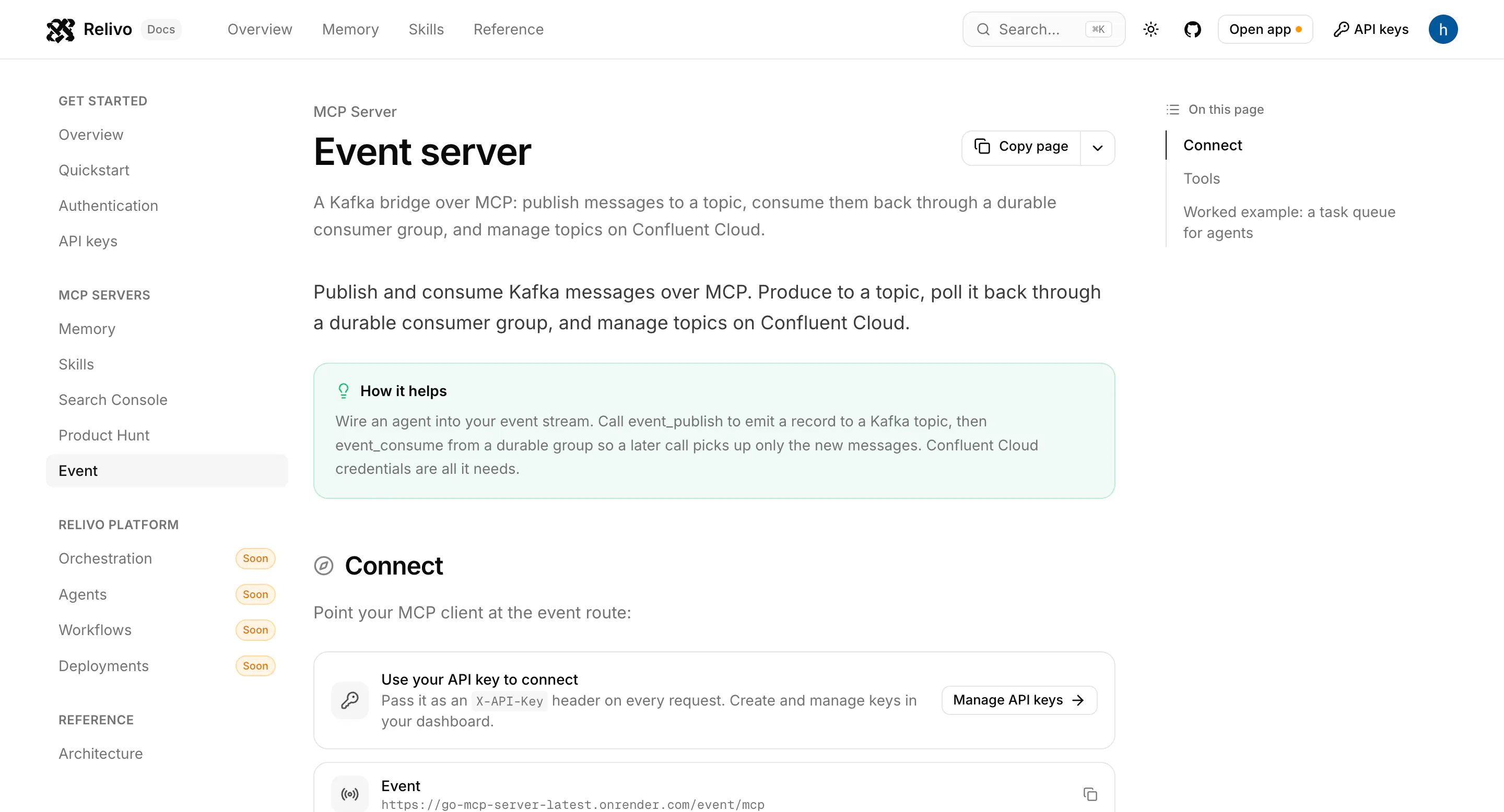 Relivo MCP Server gallery image