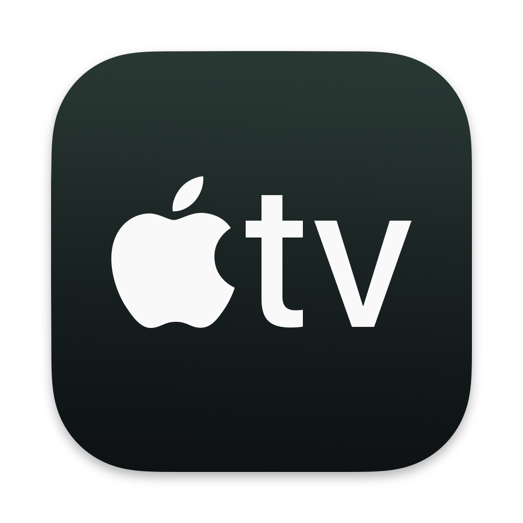 The redesigned Apple TV app logo