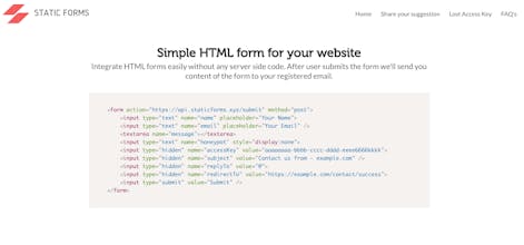 Static Forms gallery image
