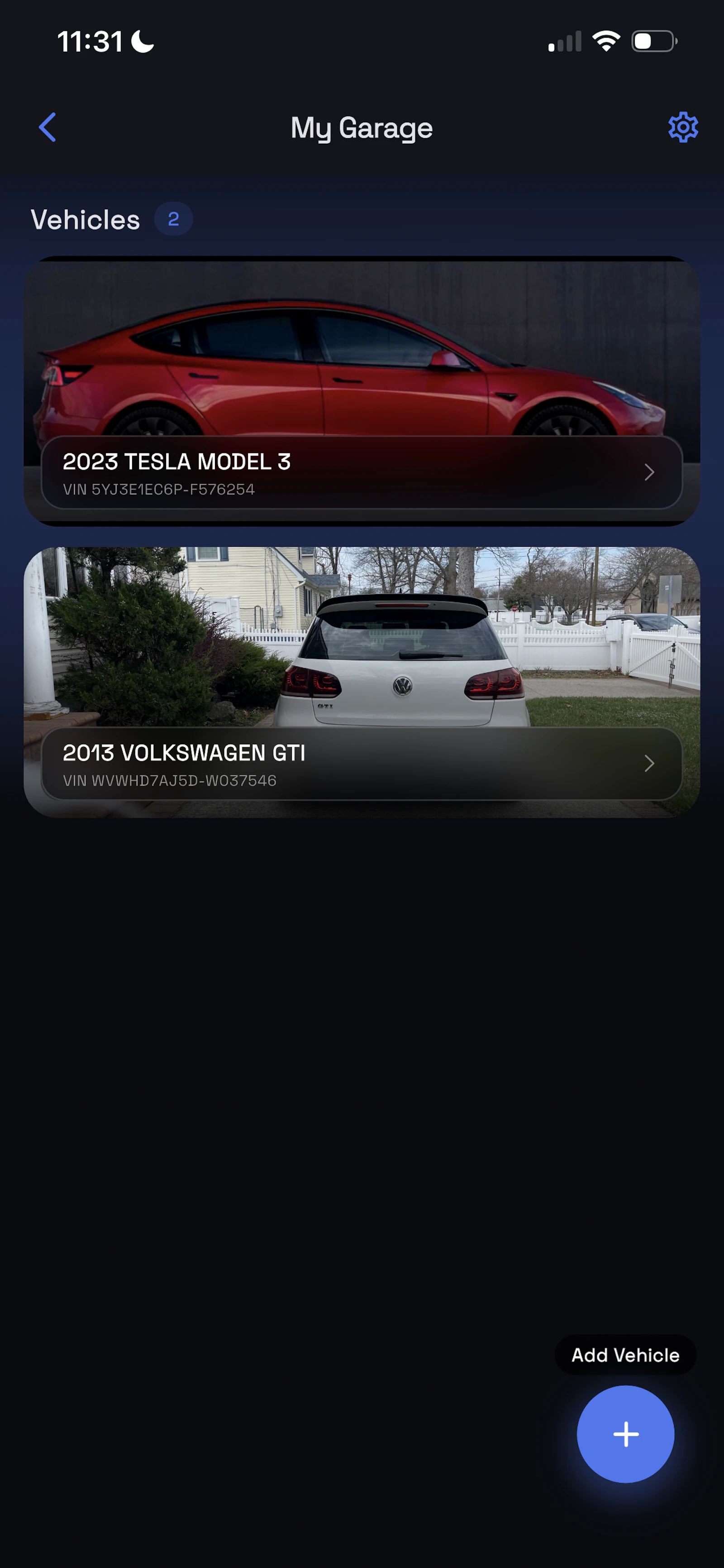 Gearlog screenshot 2