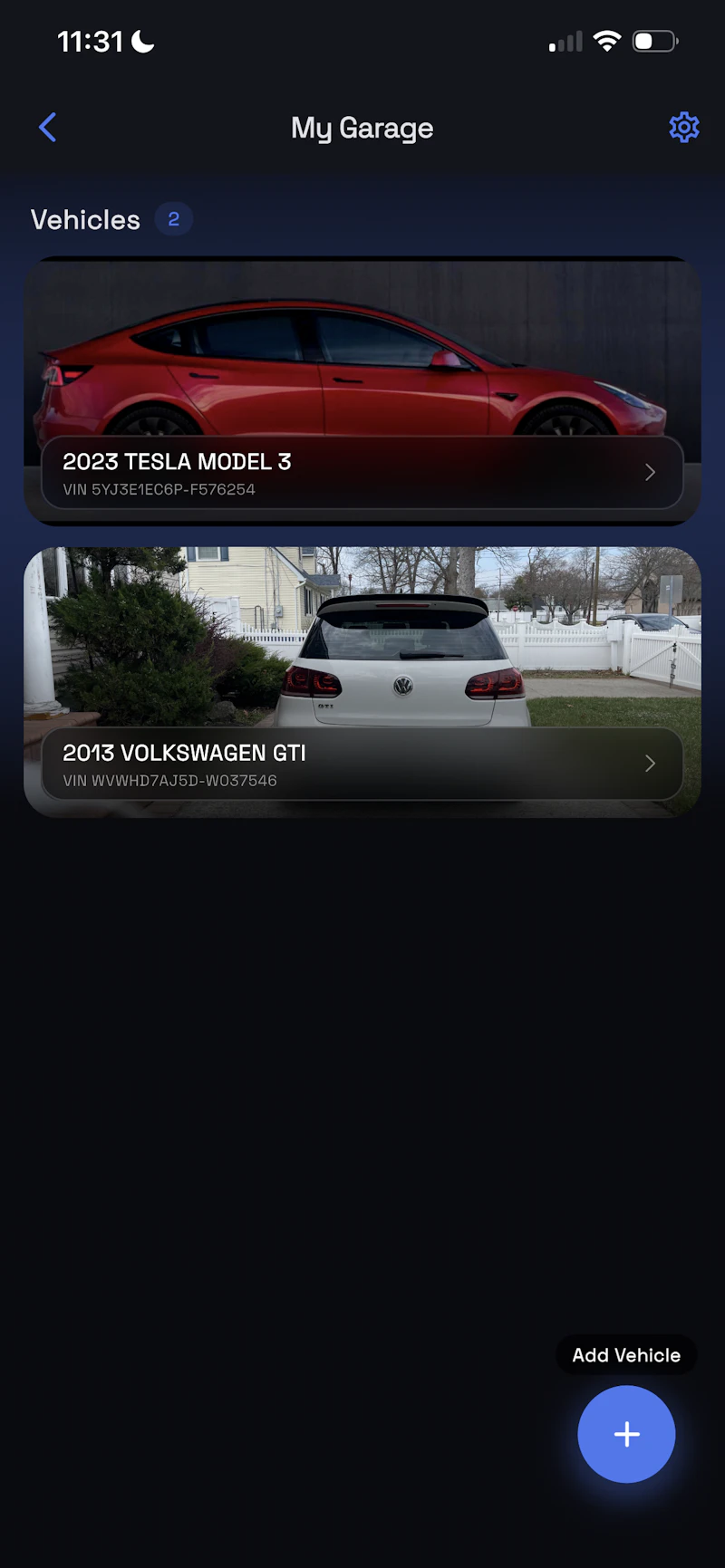 Gearlog screenshot 2