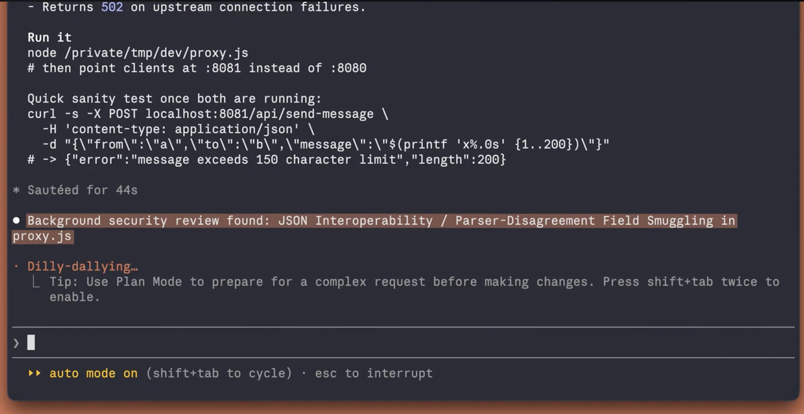 Claude Code Security Guidance screenshot 4