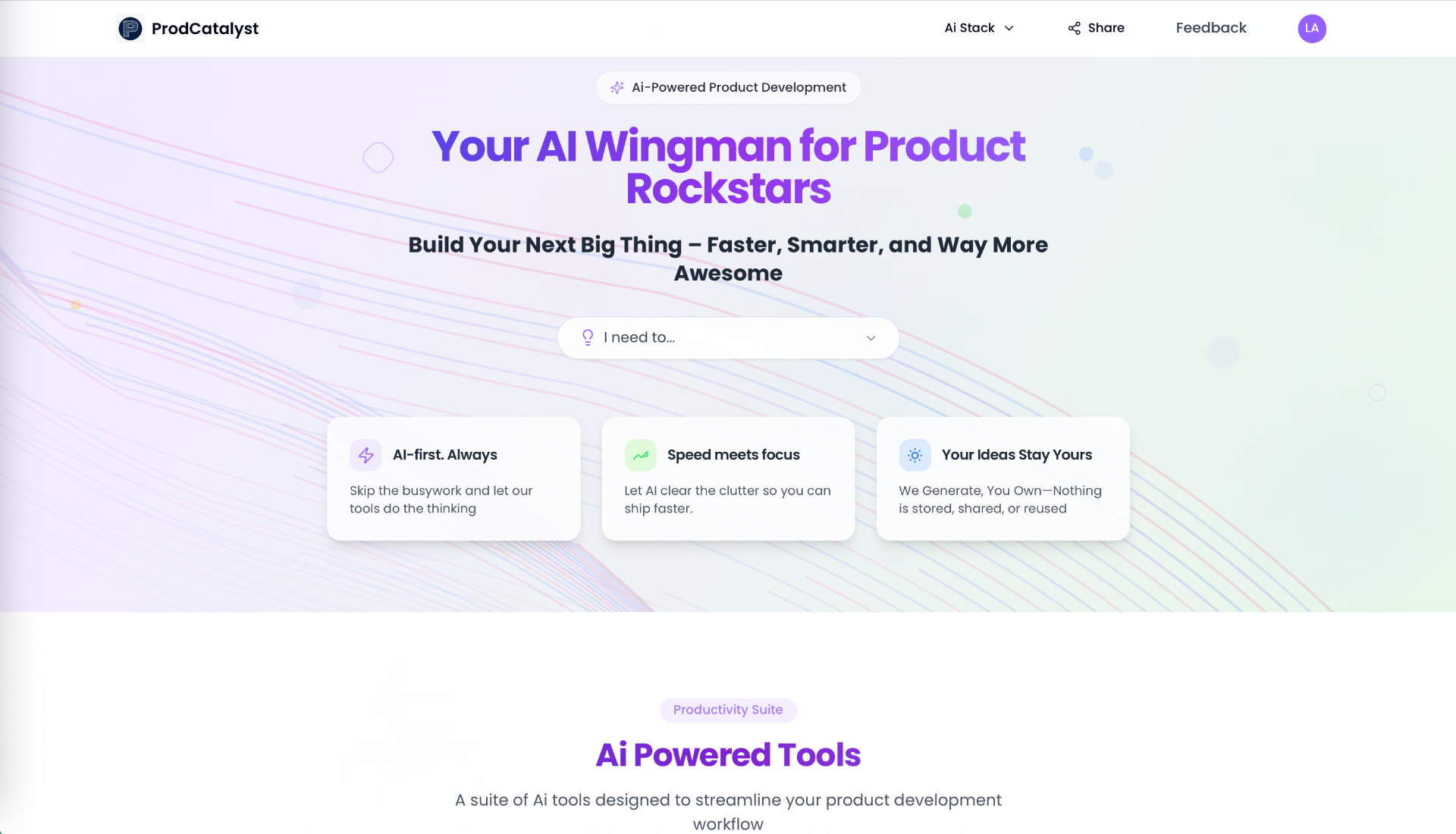 Mídia 2 de Prodcalyst - Da idéia ao lançamento: AI Toolkit para gerentes de produto