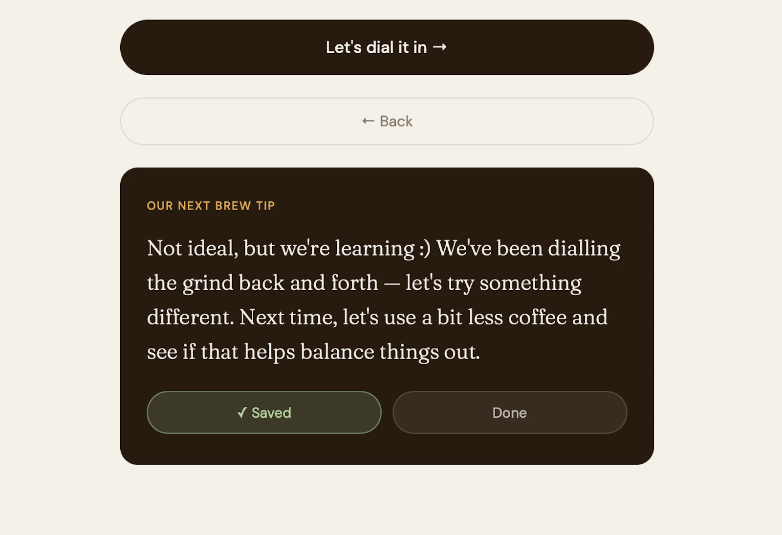 Free Coffee Coaching for Home Brewers screenshot 3