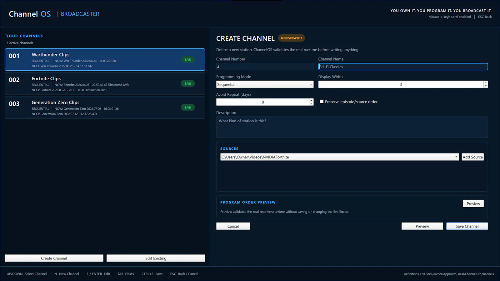 ChannelOS screenshot 5
