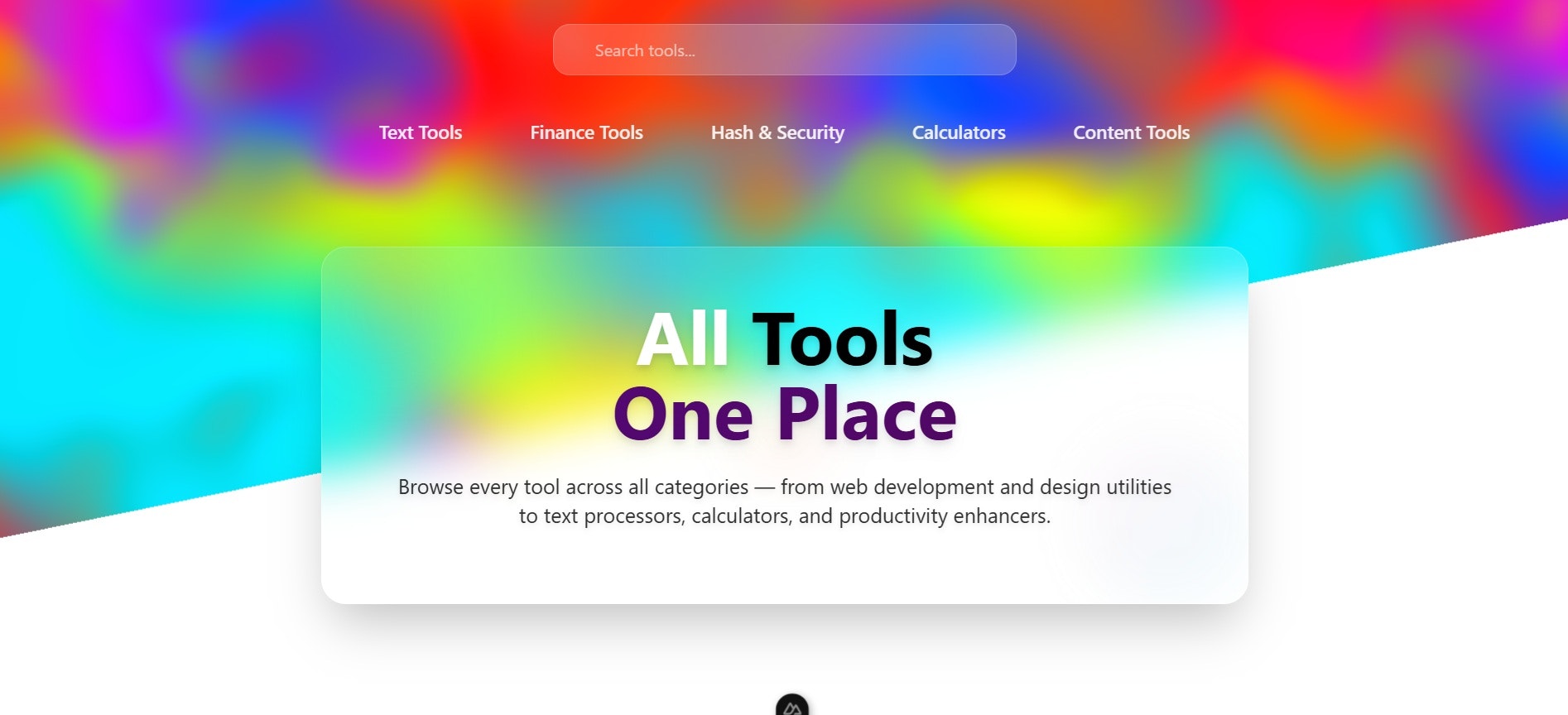 ToolsAreCool — High-End Web Utilities - Main product screenshot demonstrating key features and user interface