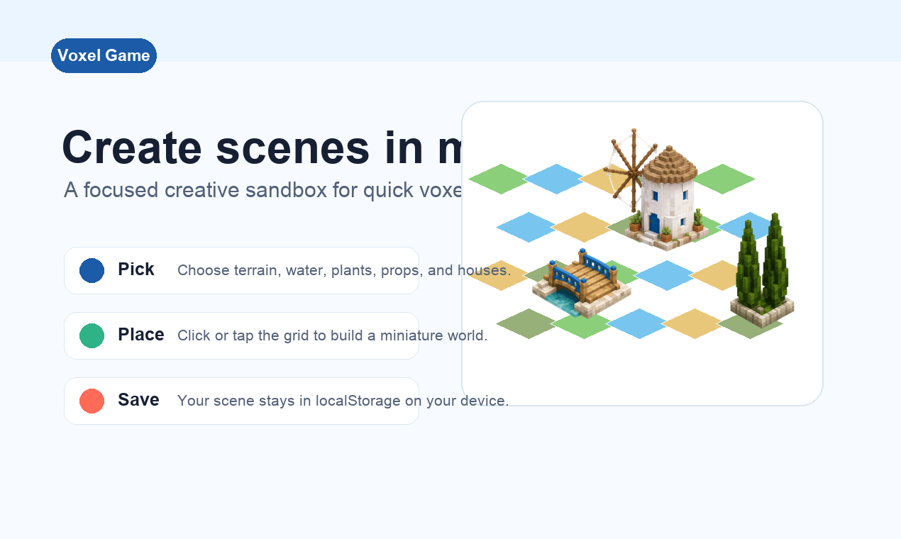 Voxel Game gallery image