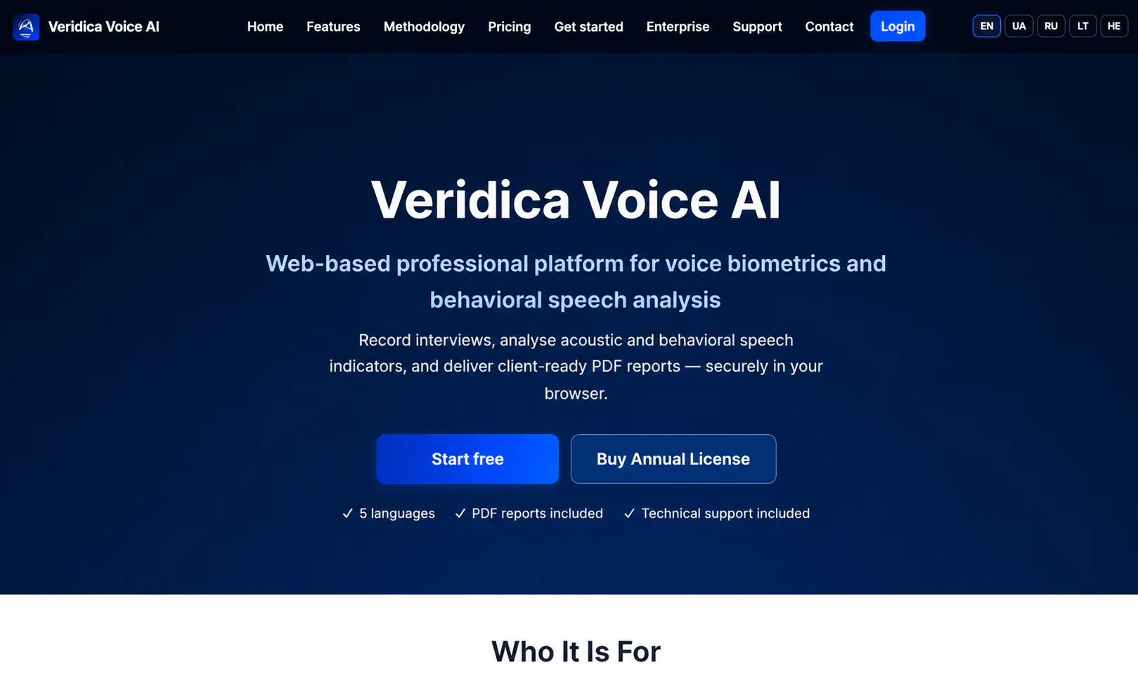 Veridica Voice AI gallery image
