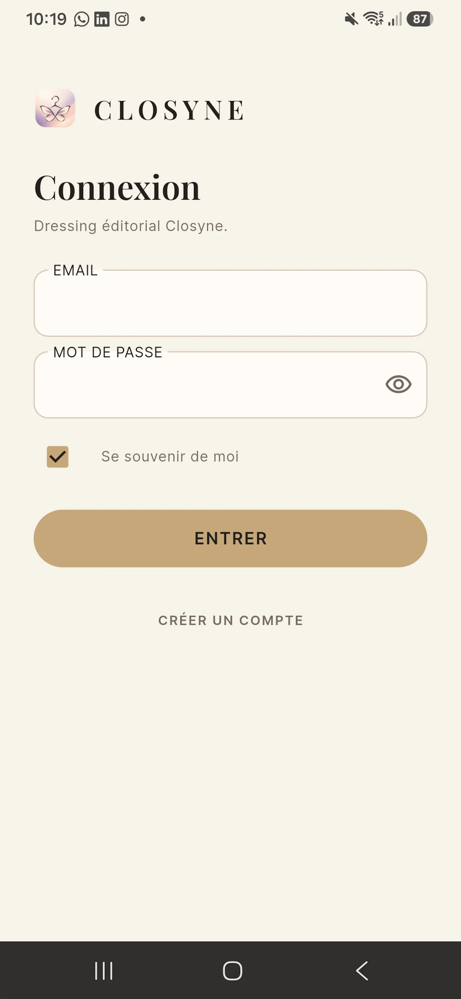 Closyne screenshot 2