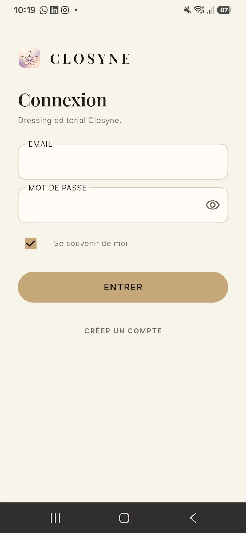 Closyne screenshot 2