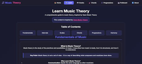 Music Theory Engine gallery image