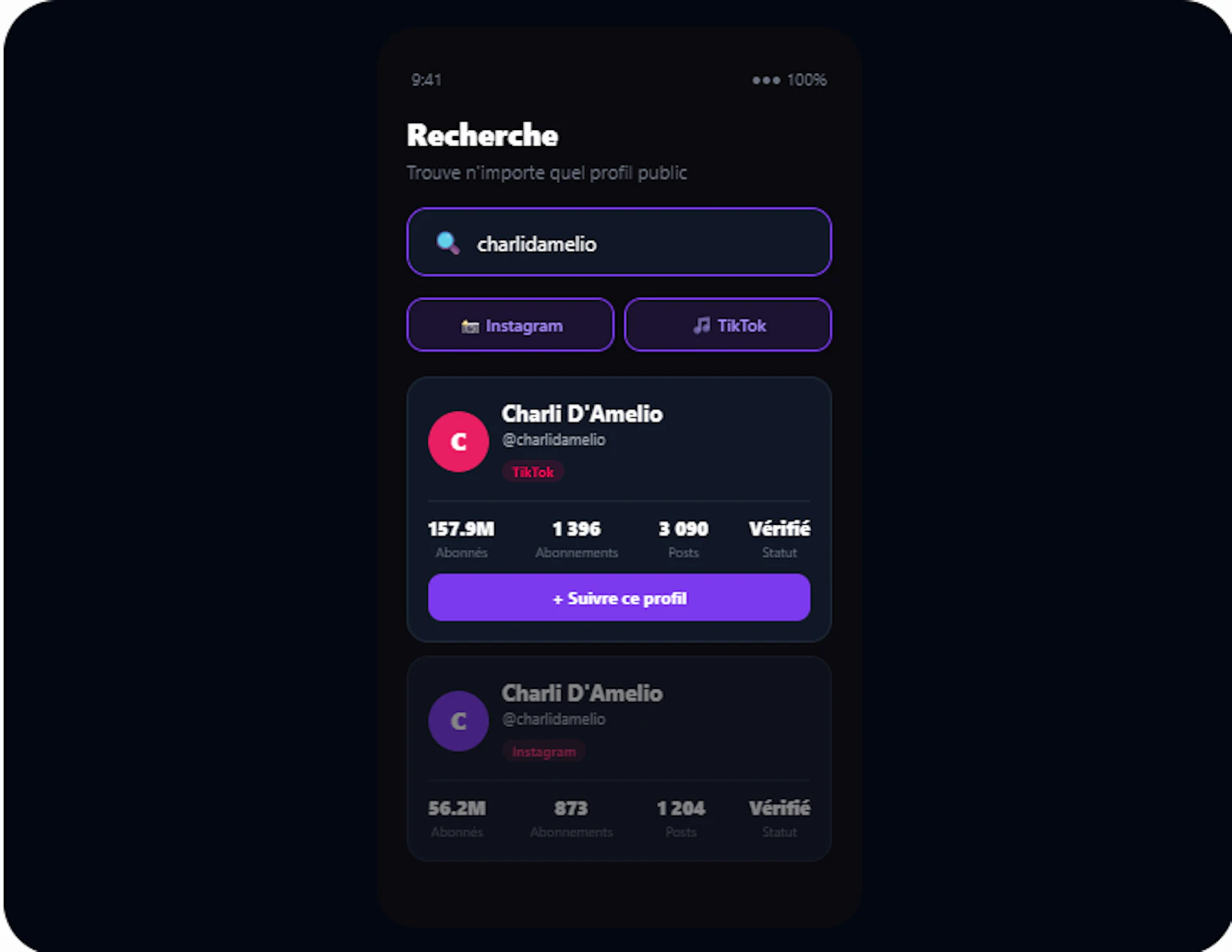 SocialTrack screenshot 4