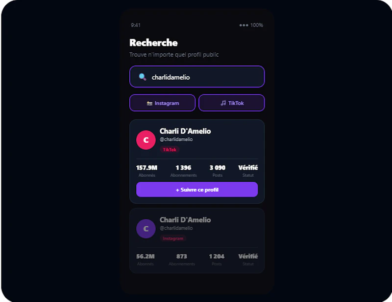SocialTrack screenshot 4
