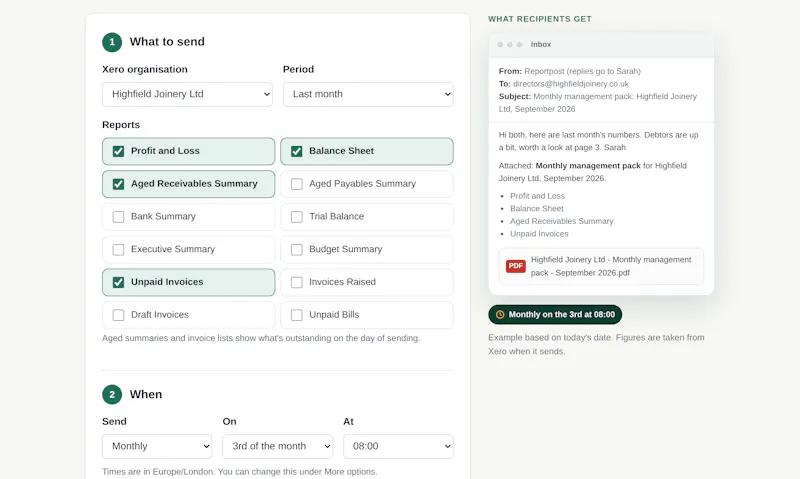 Reportpost screenshot 2