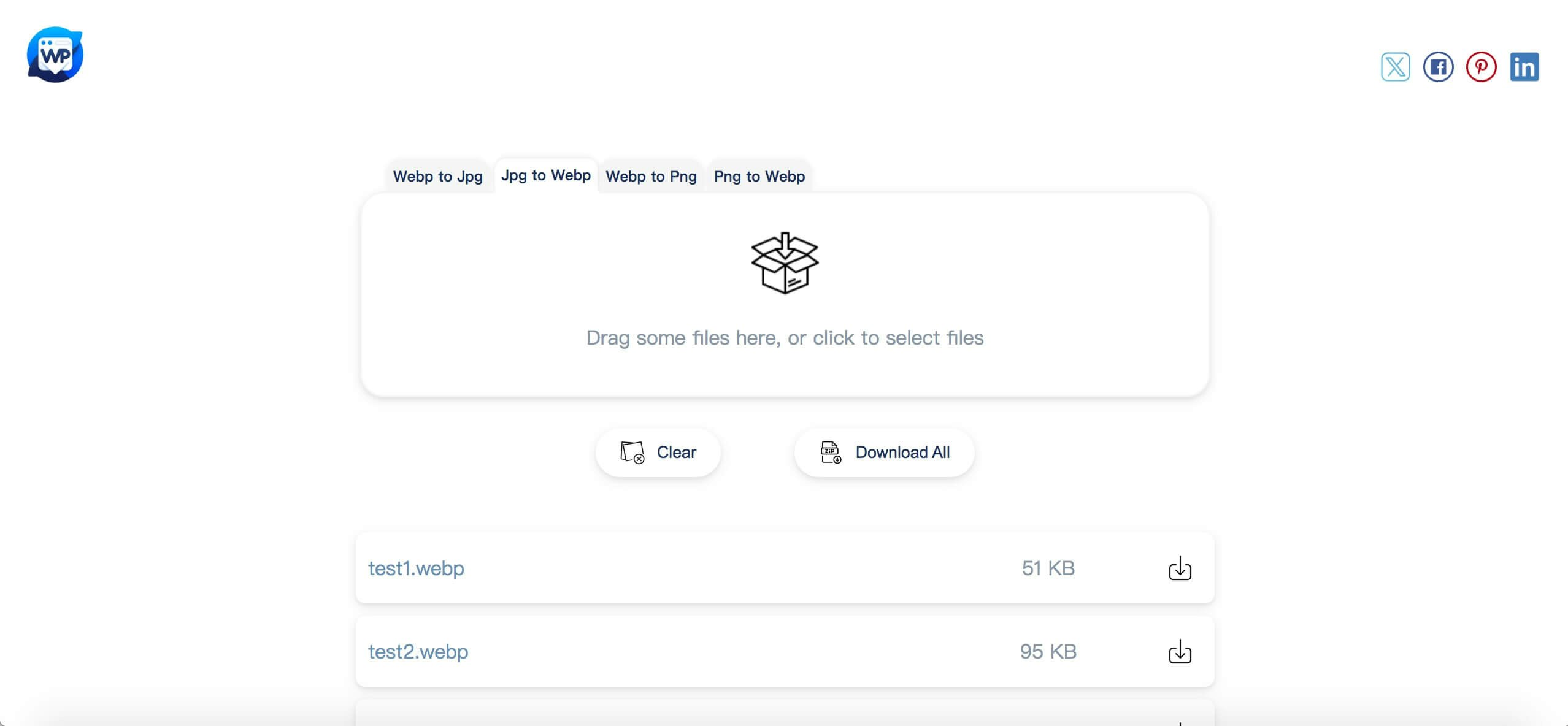 Convert Jpg to Webp gallery image