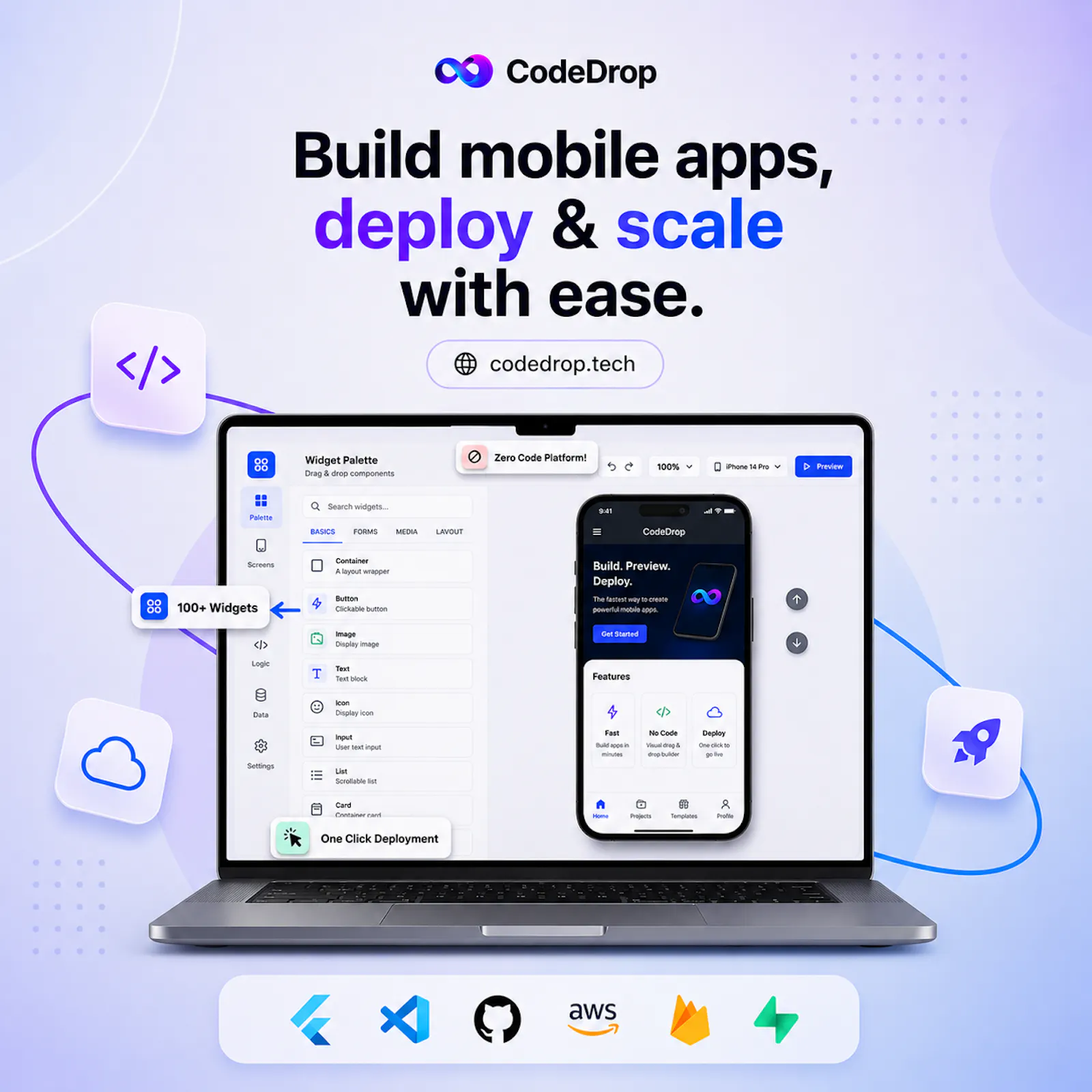 CodeDrop screenshot 1