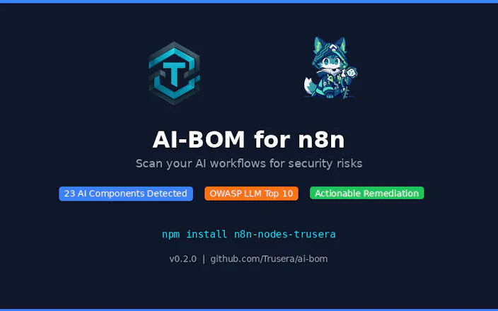 Trusera Ai-Bom OpenSource (n8n and more) gallery image