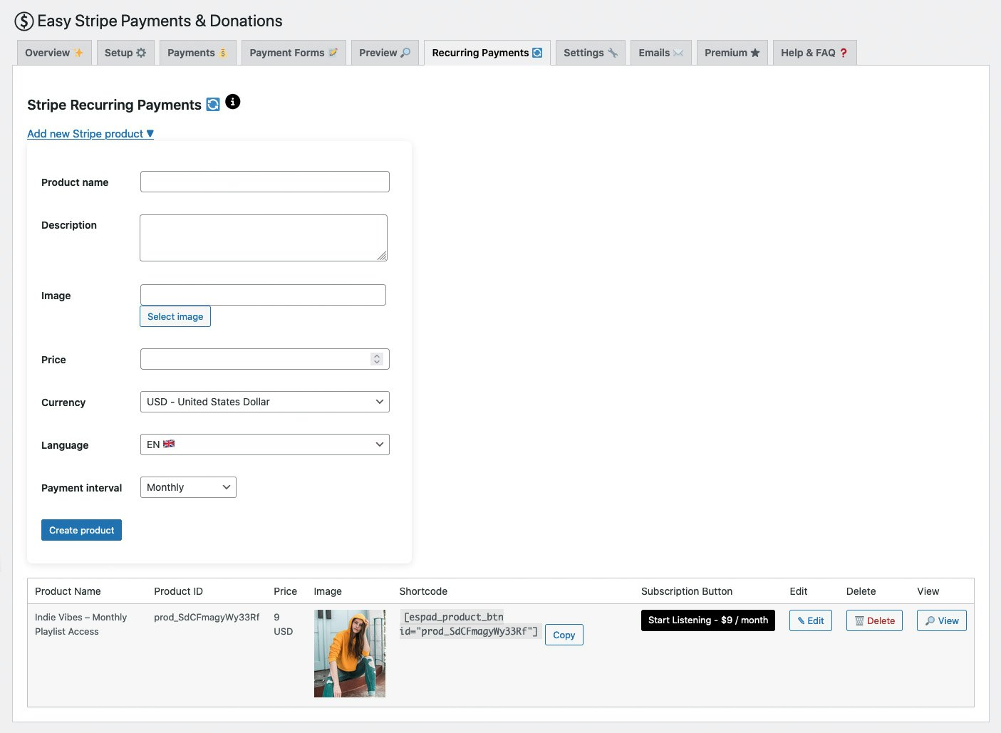 Easy Stripe Payments & Donations gallery image