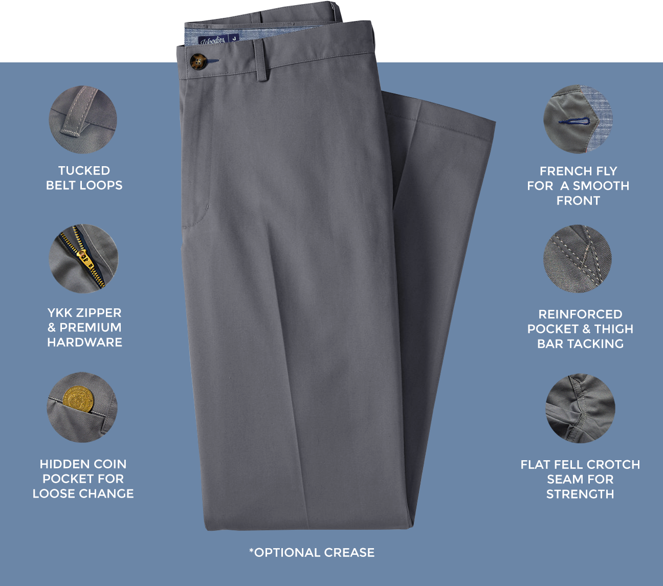 The Ultimate Performance Chinos by Woodies gallery image