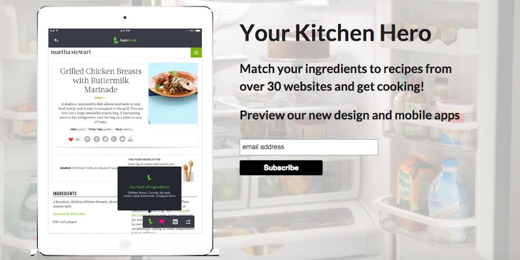 SuperCook Find recipes for ingredients you already have Product Hunt
