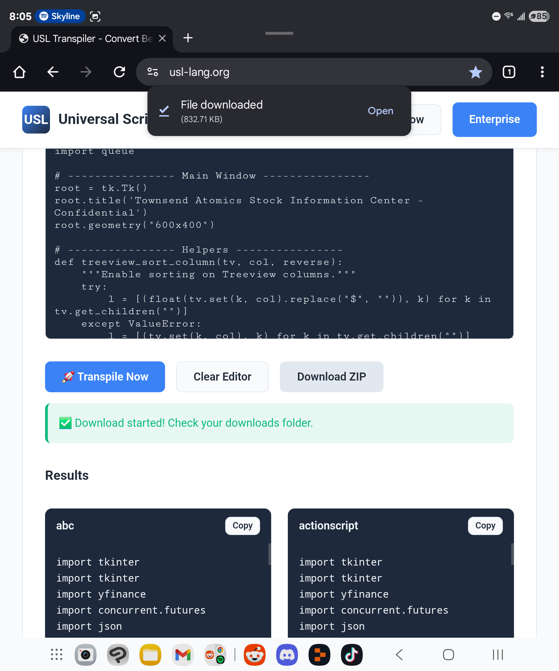 Média USL Transpiler - Convert between 500+ programming languages 5