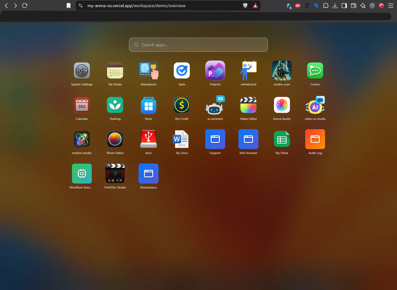 MY ARENA OS gallery image