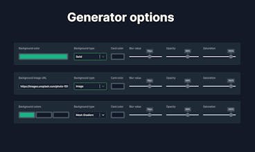 Glass UI Generator gallery image