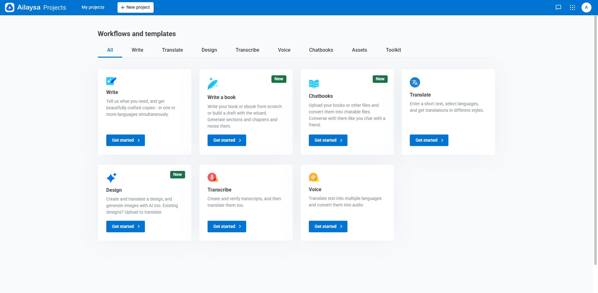 Ailaysa - Screenshot 2 showing product features and functionality