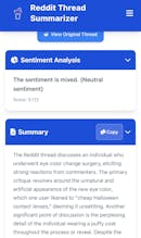Reddit Thread Summarizer gallery image