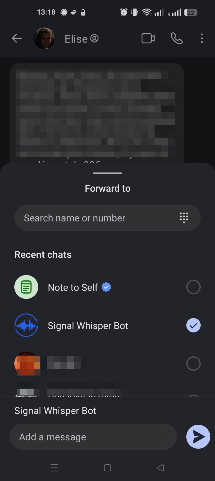 SignalWhisperBot - Screenshot 3 preview