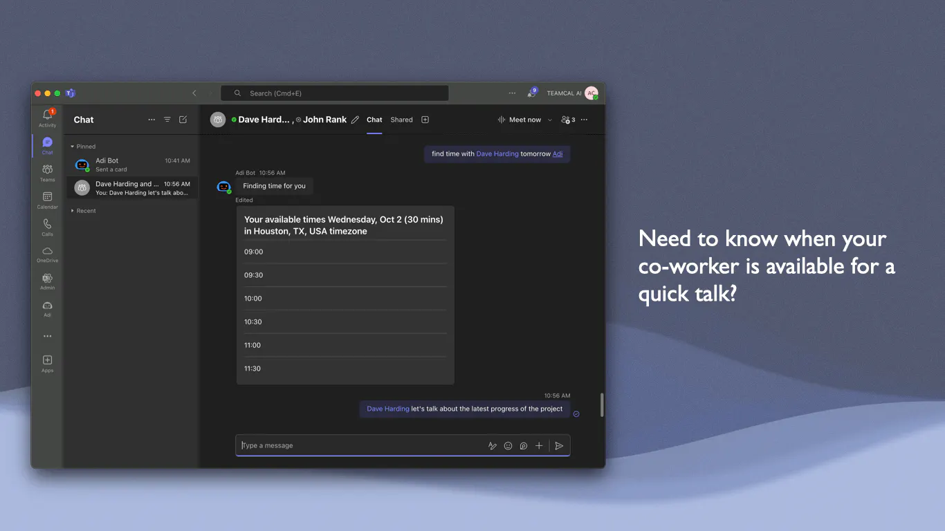 Adi Bot for Microsoft Teams gallery image