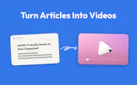 Article to Video