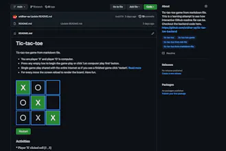 Play tic-tac-toe game from markdown file gallery image