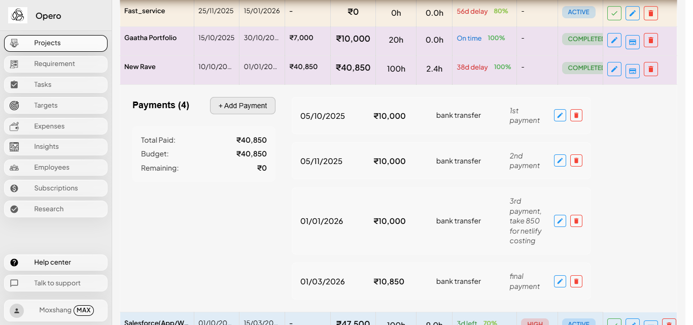 Opero - Screenshot 2 showing product features and functionality