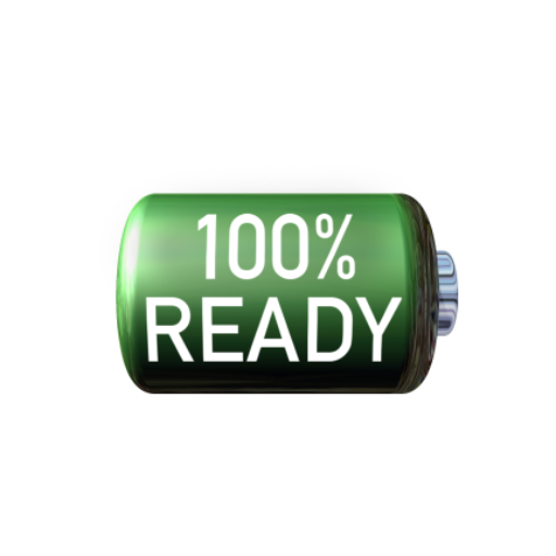 Battery 100% Ready